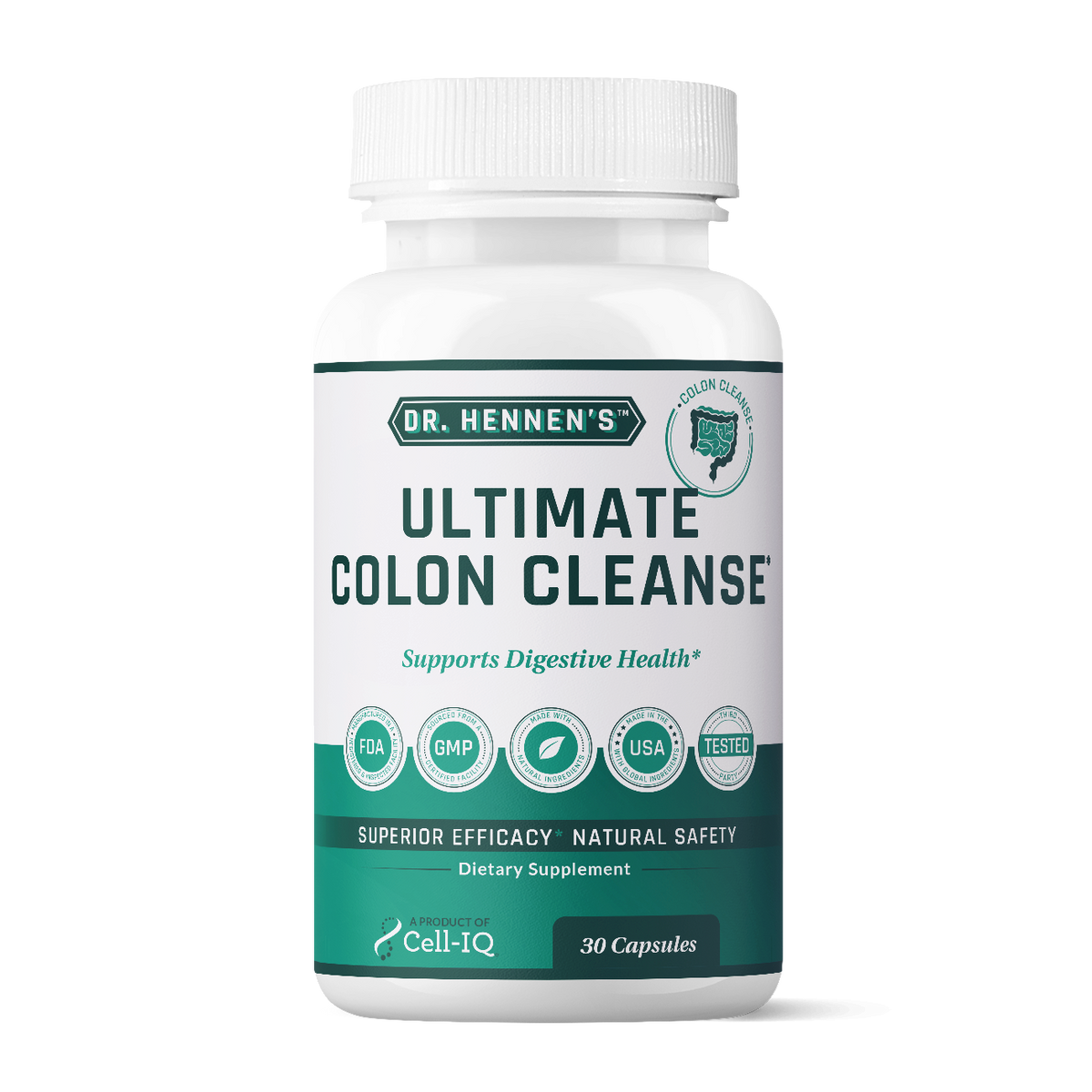 Dr Hennens Ultimate Colon Cleanse Cell Iq 